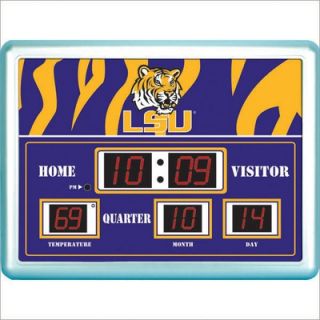 Team Sports America LSU Scoreboard/Clock/Thermometer   CLG0127 634