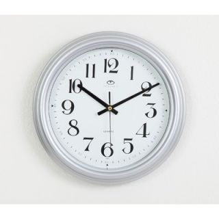 Maples Clock 13 Silver Color Framed Wall Clock