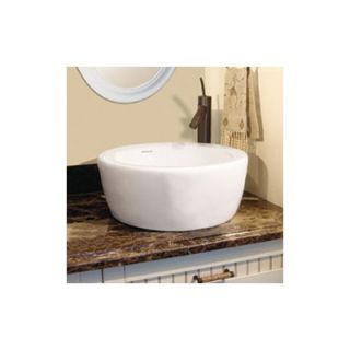 DecoLav Classically Redefined 16.5 Round Ceramic Vessel Sink with
