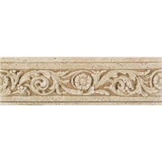 Daltile Fashion Accents 4 x 13 Romanesque Decorative Listello in