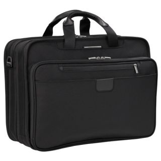 Work 17 Executive Clamshell Briefcase in Black