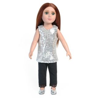 Carpatina Shimmer Outfit for 18 Slim Dolls