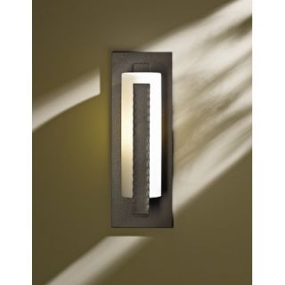 Hubbardton Forge 18.8 One Light Outdoor Wall Sconce in Dark Smoke