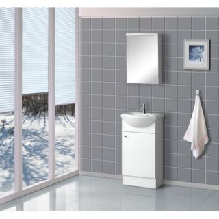 Dreamline 18 Floor Standing Modern Bathroom Vanity   DLVRB 102