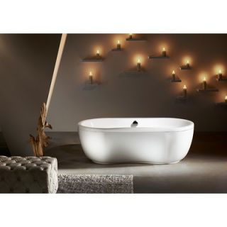 Kaldewei Mega Duo 17.72 x 70.87 Oval Bath Tub with Molded Panel in