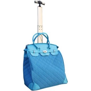 Travelers Club Ultra Chic 18 Quilted Rolling Tote   RB 55018 340