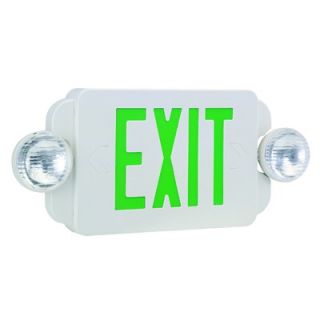 Royal Pacific Exit/Emergency Combo Light in Green   RXEL19GW