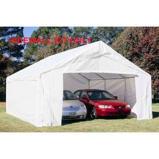 King Canopy 18 x 20 Side Wall Kit in White for Hercules