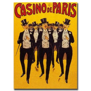  Global Casino de Paris, Traditional Canvas Art   24 x 18