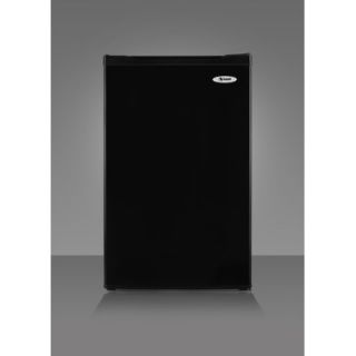 Summit Appliance 34.25 x 19.36 Refrigerator Freezer in Black