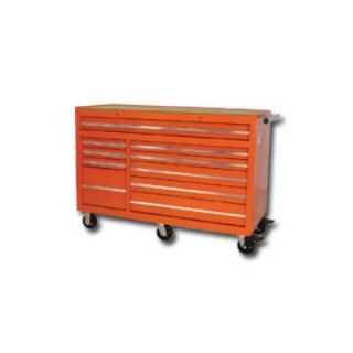 International Tool Box 56 X 24 10 Drawer Cabinet Orange   NR5610OR
