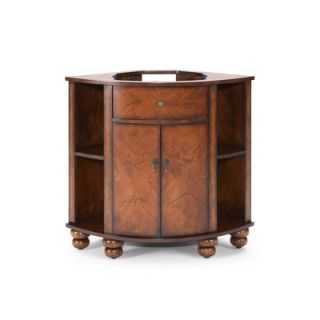 Xylem Carlton 20 Corner Bathroom Vanity Cabinet in Antique Maple