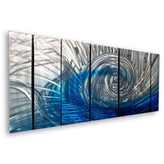  My Walls Abstract by Ash Carl Wave Wall Art   23.5 x 60   SWS00016