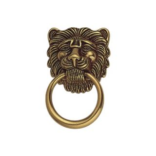 Bosetti Marella 1800 Circa 2.24 Brass Drop Lion Ring Pull in French