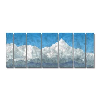  Abstract Mountain by Ash Carl Metal Wall Art   23.5 x 60   SWS00096