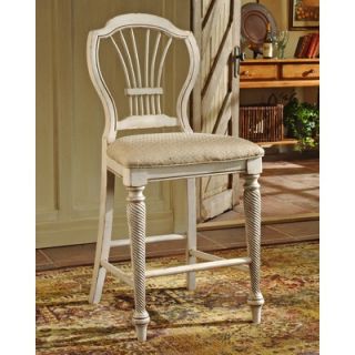 Hillsdale Wilshire White 23.25 Counter Stool (Set of 2)   4508 806