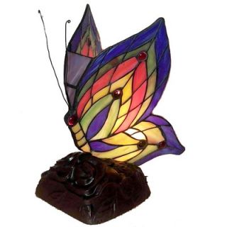 Warehouse of Tiffany Yellow Butterfly Table Lamp (Set of 2)