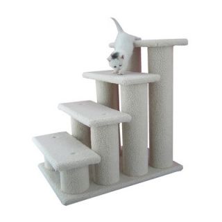 Armarkat 25 Classic Four Step Cat Tree in Ivory
