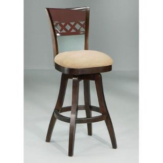  30 Bar Stool w/ Passion Suede Burnt Fabric   HO 219 CO 653 (30