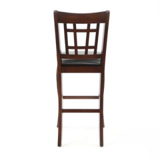 Wildon Home ® Hoyt 29 Bar Chair in Dark Cherry