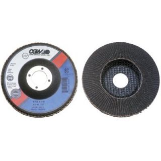 CGW Abrasives Flap Discs, Silicon Carbide, Regular   4 x 5/8 sc 240