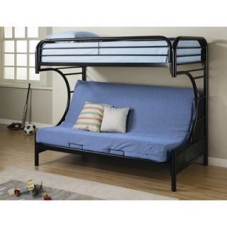  Fall Creek Twin over Futon Bunk Bed with Built In Ladder   3364L/33
