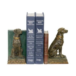 Sterling Industries Chocolate Lab Bookend (Set of 2)