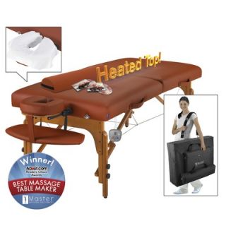 Master Massage 31 Santana Therma Top LX Massage Table in Mountain Red