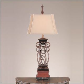 Feiss Awards 3 Way 34 Table Lamp in British Bronze