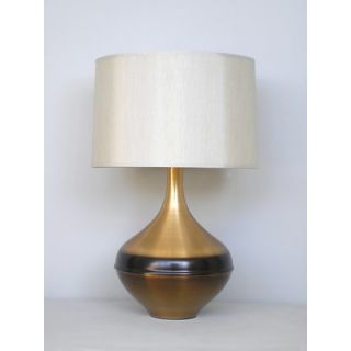 Babette Holland Kiss Table Lamp in Rust Horizon with Pebble Shade