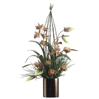 Tori Home 40 Orchid, Anthurium and Protea Floral Arrangement with