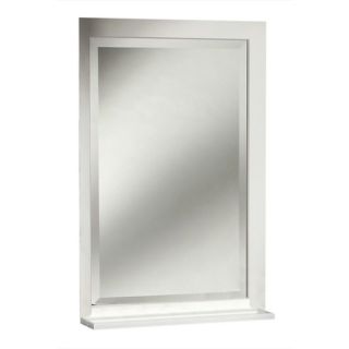 Cape Cod Series 24 x 35.75 Maple Framed Mirror in White Finish