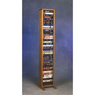 Wood Shed 100 Series 40 VHS Multimedia Storage Rack   108 4 VHS