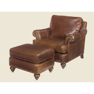 Lexington Calvin Leather Ottoman   01 7481 44 01