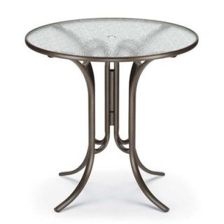 Telescope Casual 42 Round Glass Top Bar Height Table