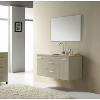 Virtu Carmine 47 Bathroom Vanity Set in Ivory