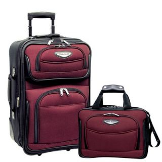Travelers Choice Amsterdam 2 Piece Carry On Luggage Set
