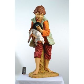 Fontanini 50 Scale Asher Boy with Lamb Figurine