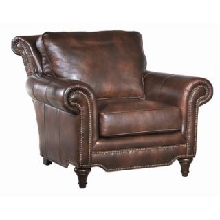 Belle Meade Signature Greenwich Leather Lounge Chair in Winchester