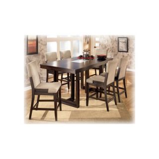  Dining Set in Kura Espresso and Canyon Gold   875 54 / 875 BS265KD