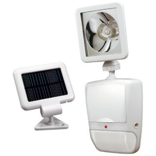 Heath Zenith Solar Powered Motion Security Light with LED Bulb in