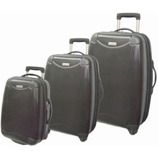 McBrine Luggage Eco friendly ABS Hardsided 3 Piece Spinner