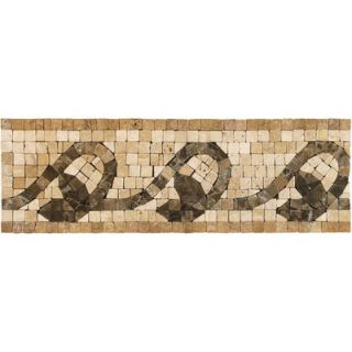 Shaw Floors Mosaic Vine Listello Tile Accent in Natural   CS57A