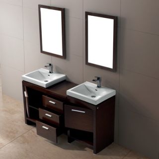 Vigo 59 Adonia Double Bathroom Vanity   VG09027118K / VG09027118K1