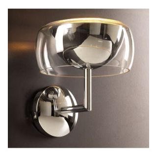 PLC Lighting 59.9Lumisphere Wall Sconce in Polished Chrome   81553