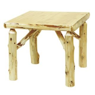 Fireside Lodge Traditional Cedar Log Game Table Set   1520 / 1521