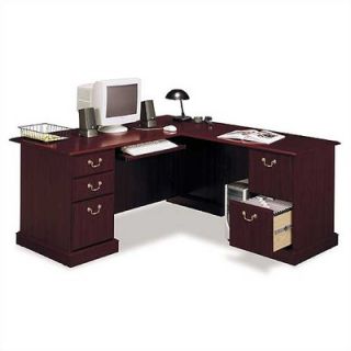 Bush Saratoga Collection 71 W L Shape Desk   EX45670 03K