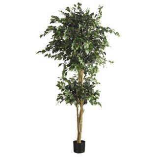 Nearly Natural 72 Silk Double Ball Ficus Tree