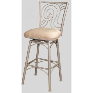 26 Memory Swivel Counter Stool with Straight Legs