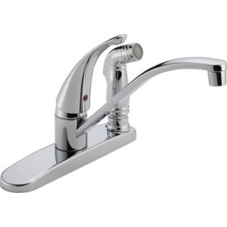 Peerless Faucets 11.75 Single Handle Centerset Kitchen Faucet